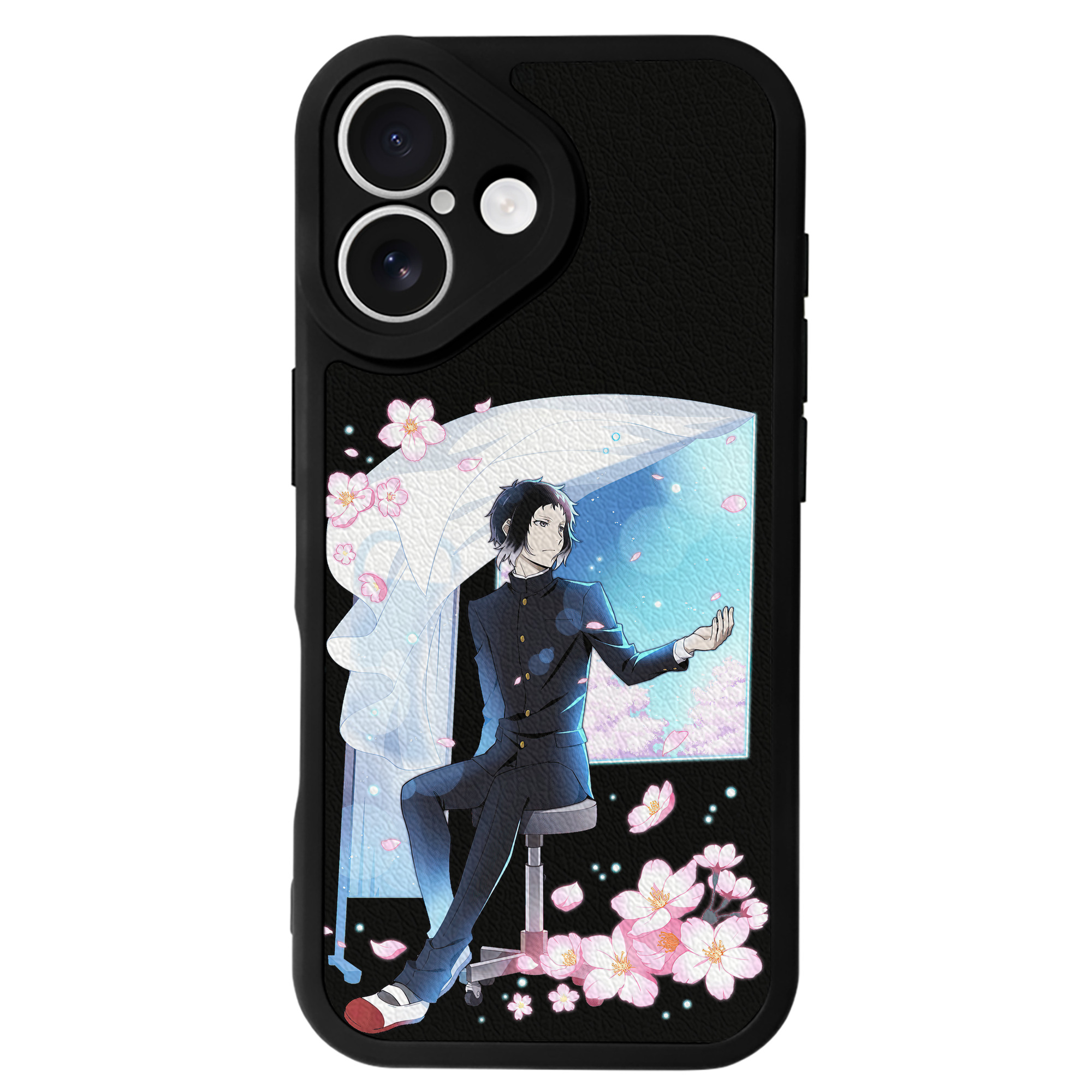 （画像用） 文豪ストレイドッグス Bungo Stray Dogs 【iPhone 16シリーズ対応】シリコンスマホケース（レザー調） 材質：シリコン